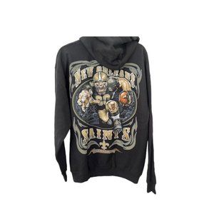 Saints Running Back Pullover Hoody NFL New Orleans Football Size L